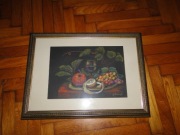 OBRAZ MARTWA NATURA J.KRAWCZYK