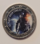 2 euro kolor MOTYW 182 KOSMOS LAKIEROWANE