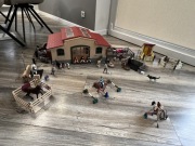 Stajnia Schleich z akcesoriami duży zestaw