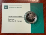 10 złoty (2014) Brakteat Mieszka III Starego Historia Monety Polskiej