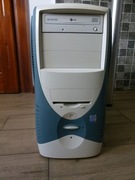 Komputer Intel Pentium 4 płyta D850GB RDRAM 128MB retro biały SPRAWNY