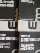 Gombrowicz Dzienniki 1953-1956 4 Tomy