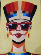 Obraz "Nefretete" płótno 30x40 