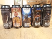 Zestaw puszek po piwach / kolekcjonerskie / Amager Bryghus