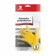 RĘKAWICE GOSPODARCZE - ŻÓŁTE - "S" - KUCHCIK