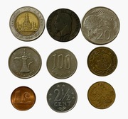 Monety świata 9 sztuk 1864 - 2012  nr.22