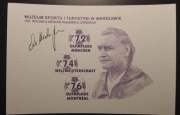 Motyw z banknotu 0 euro z odręcznym autografem projektanki stan nowy
