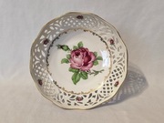 Ażurowa patera na nóżce , Carl Schumann Arzberg 1955r.