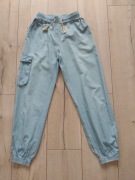 SPODNIE HAREMKI/SINDBADKI BLUE DENIM COCCODRILLO ROZM. 152