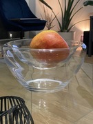 misa miska ze szkła dmuchanego podwójnego