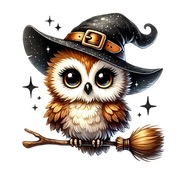 Naprasowanka Halloween Aplikacja żelazkiem zestaw 10 cm 