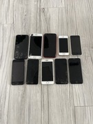 Zestaw uszkodzonych iPhonów na części