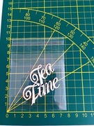 Tekturka, scrapki, napis, ozdoba, scrapbooking