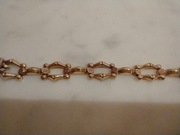 Biżuteria złota bransoletka vintage p 750 certyfikat Urzędu Probierczego