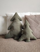 Ręcznie szyte poduszki choinki 