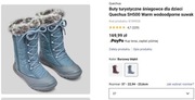 Buty śniegowce Decathlon Quechua SH500, błękitne, rozmiar 37
