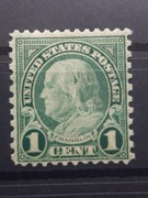 Franklin Scott 578  1 Cent  perf. 10 x 11  1923 r.