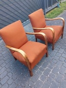 Fotel Art Deco Vintage PRL do renowacji