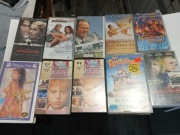 ZESTAW 15 KASET VIDEO NIE WIEM CO NA NICH JEST NIE MAM NA CZYM SPRAWDZIĆ