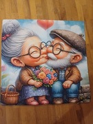 Poszewka na poduszkę dzień babci dziadka prezent święta