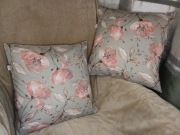 Komplet 2szt poszewki 40x40cm na zakładkę szyte własnoręcznie / bawełna