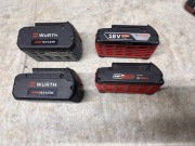 Baterie 18V Bosch Wurth 5.0Ah 4.0Ah 2.0Ah akumulator aku