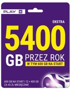 10 starterów Play na kartę Internet Mobilny. Nowe. Każdy ma 5zł na koncie.