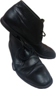 Buty męskie, trzewiki, skórzane Lindbergh czarne minimalistyczne 45 leather