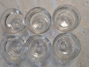 Stare pucharki do lodów i deserów ze szkła Murano Medici - 6 szt