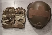 Hełm ASG Strike Systems Fast - desert plus Mechanix Wear FastFit Multicam 