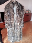 Przepiękne długie futro ciepłe urocze idealne  na zimę 