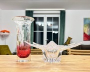 Patera misa czeskie szkło Hospodka Egermann stan idealny.