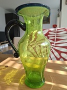 Szklany dzban-dzbanek duży antiko