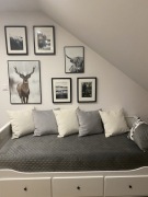 Pokrowiec na łóżko Hemnes z ikea