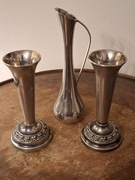 VINTAGE! 3 PIĘKNE, ANGIELSKIE WAZONIKI