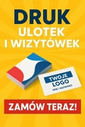 Druk ulotek różne rozmiary, gramatury, A4,A5,A6,A7,DL