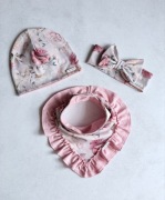 Komplet czapka chusta opaska 48 50