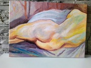 Akt ,,Wenus" olej na płótnie, 25 x 35 cm