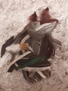 Mix piór bażant perlica kura gęś