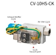 EŻEKTOR PRÓŻNIOWY GENERATOR PRÓŻN CV-10HS-CK
