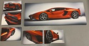 Lamborghini Aventador na płótnie (zestaw dekoracji ściennych)