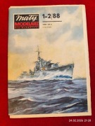 Mały modelarz 1-2 / 88 Niszczyciel ORP Piorun 