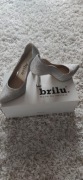 Buty brilu 37 ślubne srebrne 