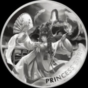 KOMSCO Princess Bari 2023 1oz uncja-srebrna moneta 