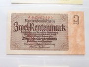 Niemcy III Rzesza BANKNOT 2 Marki 1937 - Stan UNC