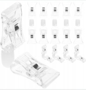 Cenówki uchwyt z klipsem. 5 podwójne klipsy w opakowaniu. 