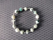 Różaniec na rękę bransoletka Agat 