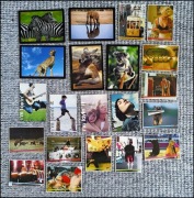 Zestaw 22 Pocztówek - Tematyczne - 2000 - PZU, McDonald's, Super Express