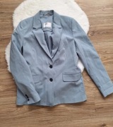 Piękna błękitna marynarka żakiet OXXO 38/40 stan idealny M L