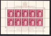 GG Generalna Gubernia 1943 - M.Kopernik, Fi 104** arkusik z pustopolem